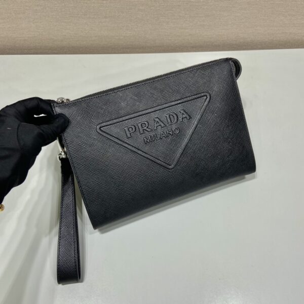 Prada Saffiano leather pouch