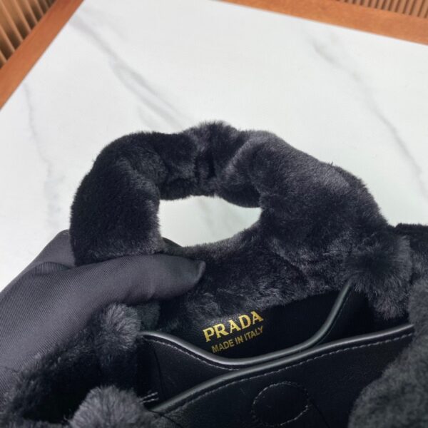 Prada Shearling mini handbag