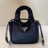 Prada Padded velvet mini handbag