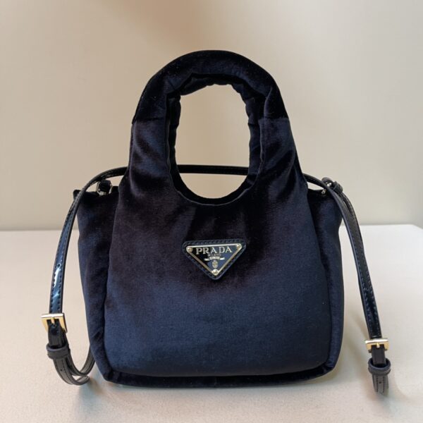 Prada Padded velvet mini handbag