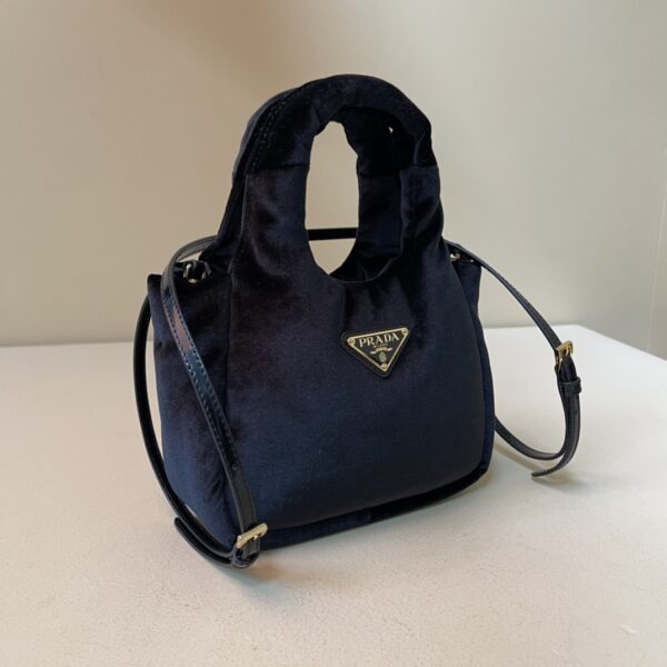 Prada Padded velvet mini handbag
