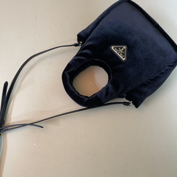 Prada Padded velvet mini handbag