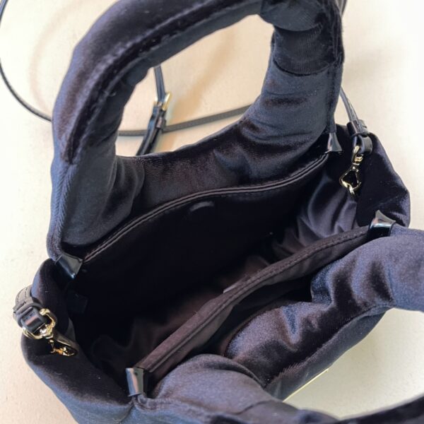 Prada Padded velvet mini handbag