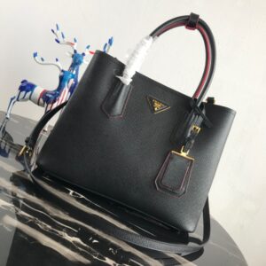 Prada Medium Saffiano Leather Double Prada Bag