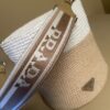 Prada Crochet and leather mini-bucket bag