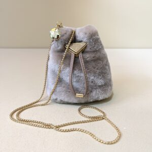 Prada Shearling mini-pouch