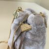 Prada Shearling mini-pouch