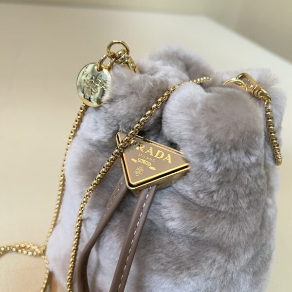 Prada Shearling mini-pouch