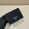 Prada Cardholder with shoulder strap and crystals