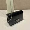 Prada Cardholder with shoulder strap and crystals