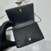 Prada Cardholder with shoulder strap and crystals