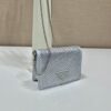 Prada Cardholder with shoulder strap and crystals