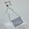 Prada Cardholder with shoulder strap and crystals