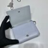Prada Cardholder with shoulder strap and crystals