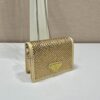 Prada Cardholder with shoulder strap and crystals