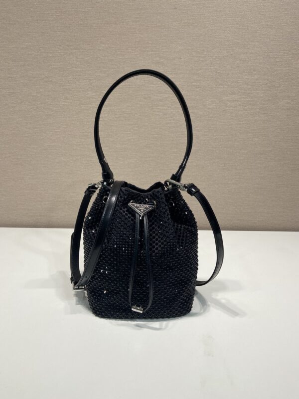 Prada Satin Mini-bag With Crystals