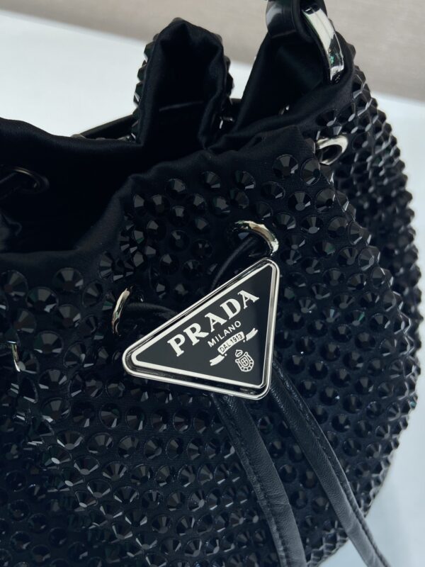 Prada Satin Mini-bag With Crystals