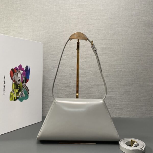 Prada Medium brushed leather handbag