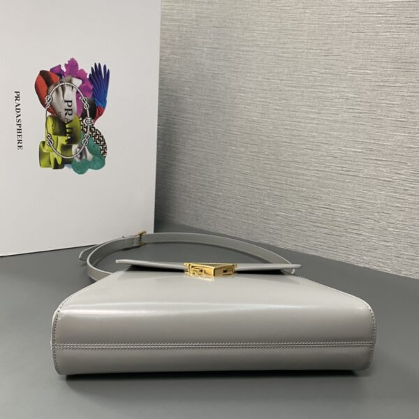 Prada Medium brushed leather handbag