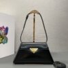 Prada Medium brushed leather handbag