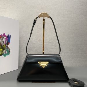 Prada Medium brushed leather handbag