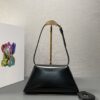 Prada Medium brushed leather handbag