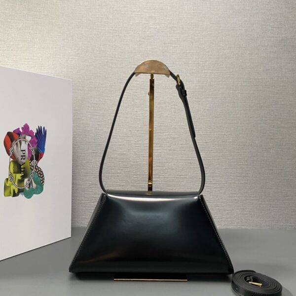 Prada Medium brushed leather handbag