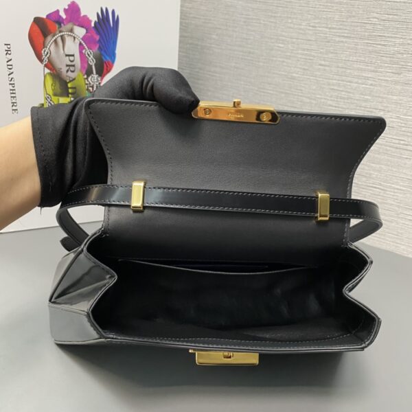 Prada Medium brushed leather handbag