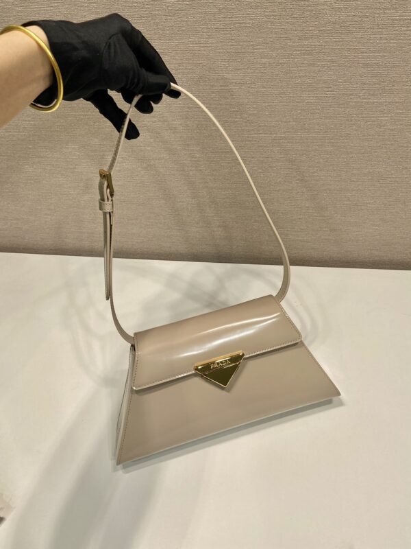 Prada Medium brushed leather handbag