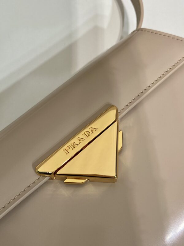Prada Medium brushed leather handbag