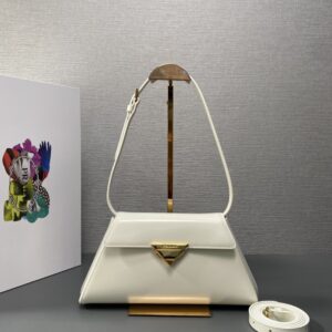 Prada Medium brushed leather handbag
