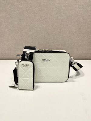 Prada Small Prada Brique leather bag