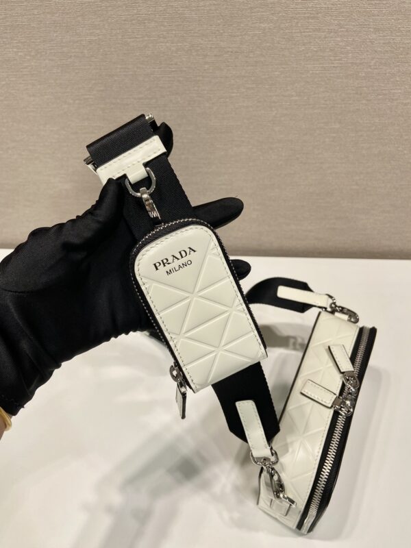 Prada Small Prada Brique leather bag