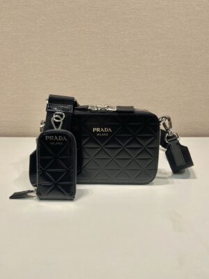 Prada Small Prada Brique leather bag