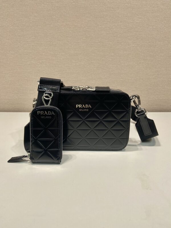 Prada Small Prada Brique leather bag