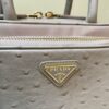 Prada Re-Nylon and leather two-handle bag