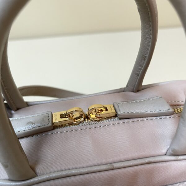 Prada Re-Nylon and leather two-handle bag