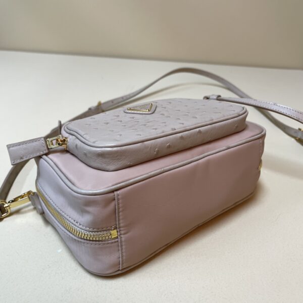 Prada Re-Nylon and leather two-handle bag