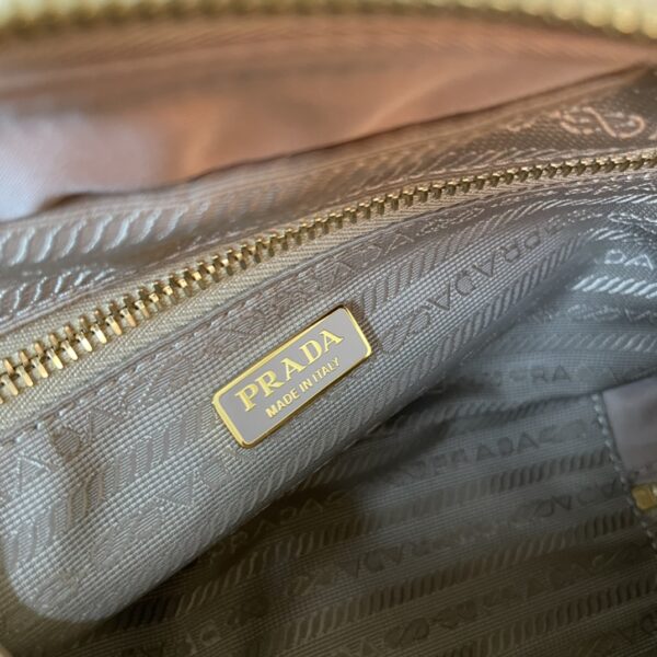 Prada Re-Nylon and leather two-handle bag