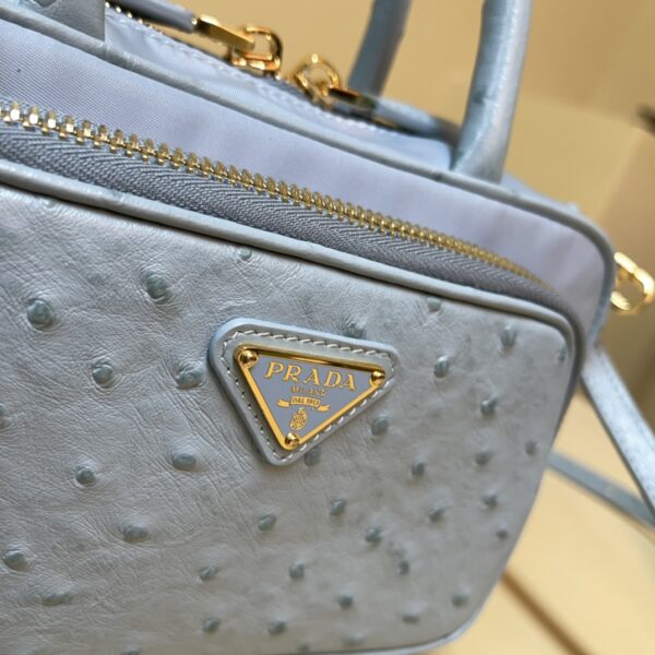 Prada Re-Nylon and leather two-handle bag