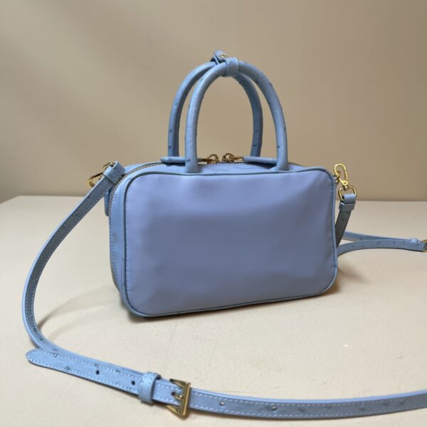 Prada Re-Nylon and leather two-handle bag