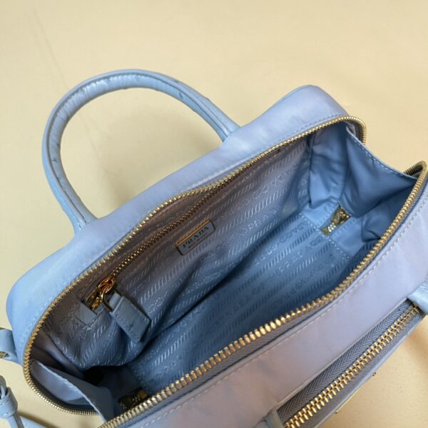 Prada Re-Nylon and leather two-handle bag