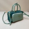 Prada Re-Nylon and leather two-handle bag