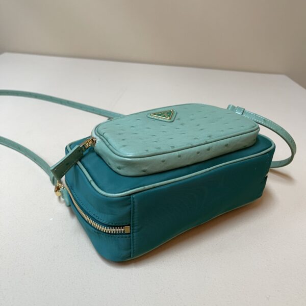 Prada Re-Nylon and leather two-handle bag
