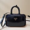 Prada Re-Nylon and leather two-handle bag