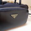 Prada Re-Nylon and leather two-handle bag
