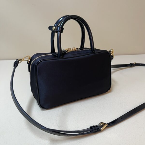 Prada Re-Nylon and leather two-handle bag