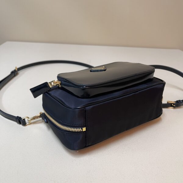 Prada Re-Nylon and leather two-handle bag