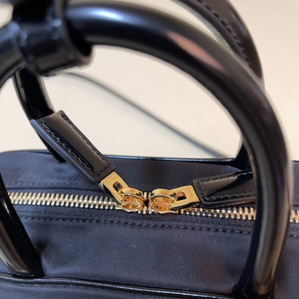 Prada Re-Nylon and leather two-handle bag