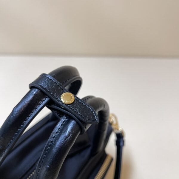 Prada Re-Nylon and leather two-handle bag